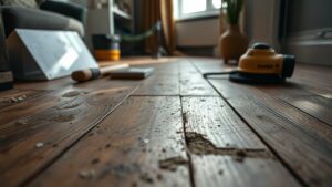 Dielenboden im Altbau aufarbeiten: Schleifen, Fugen schließen und Ölen statt Neuverlegung