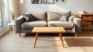 Couchtisch richtig wählen: Höhe, Größe, Material und Stauraum für Wohnzimmer mit wenig Platz